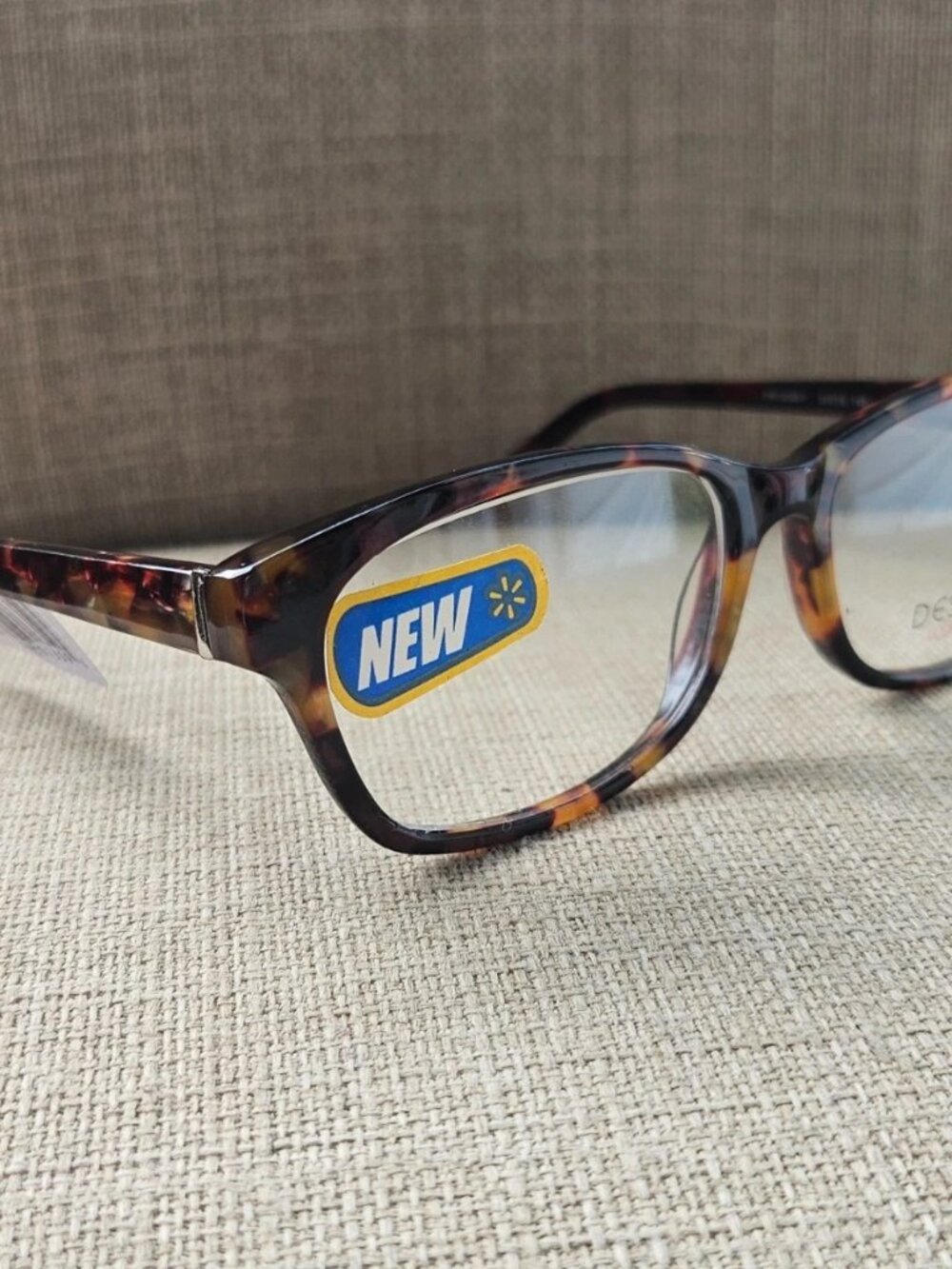 Wallmart Eyeglasses Frame Tortoise Brown Designer Look Eyewear FM13048 NWT $54 - Picture 3 of 12